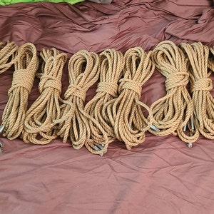 Cuerda de yute enrollada de 6 mm Más de 300 pies Lista para usar -   México
