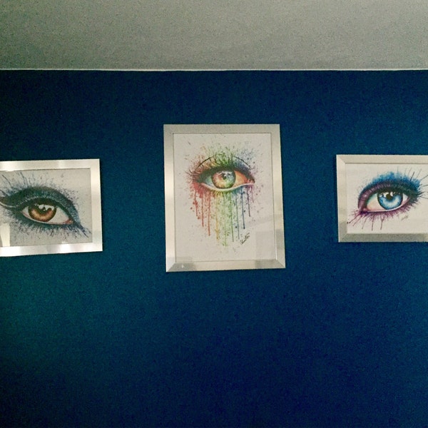 Art Print | Eye II | Poster | Tapestry | Metal Print | Colorful ...