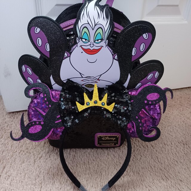 Undersea Villain Mouse Ears | Purple Sea Witch Tentacle  display picture 1