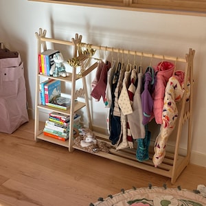 Divisori Per Armadio In Legno RubyRoo Baby - Set 7 Pezzi Con Simpatiche Orecchie Da Orso E Incisioni Laser - Organizer Per Cameretta Per Età (New Born A 18-24 Mesi) - 3