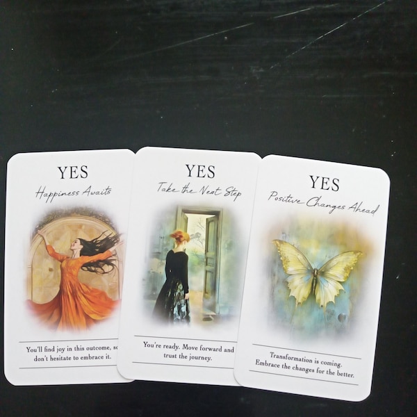 ORACLE OF ANSWERS for Any Question / 78 Cards / Yes-no Oracle Deck ...