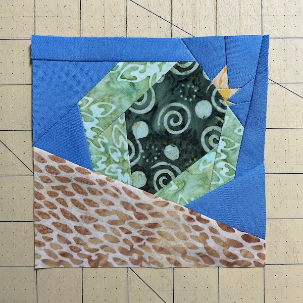 Wonky Log Cabin Paper Piecing Pattern - Etsy