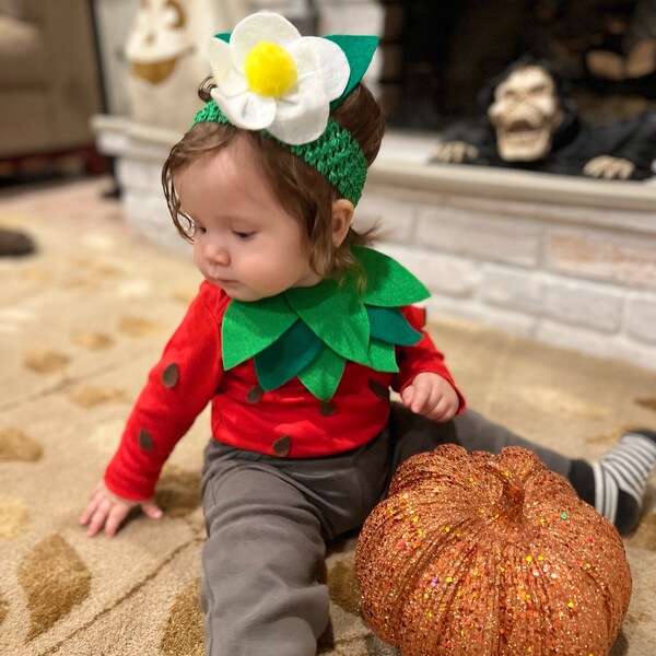 Order in Time for Halloween Infant / Baby Strawberry Onesie Halloween