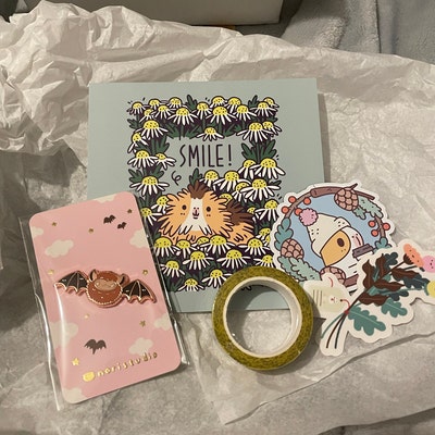 Bubu And Moonch Capybara And Guinea Pig Boba Tea Sticker By Miri...
