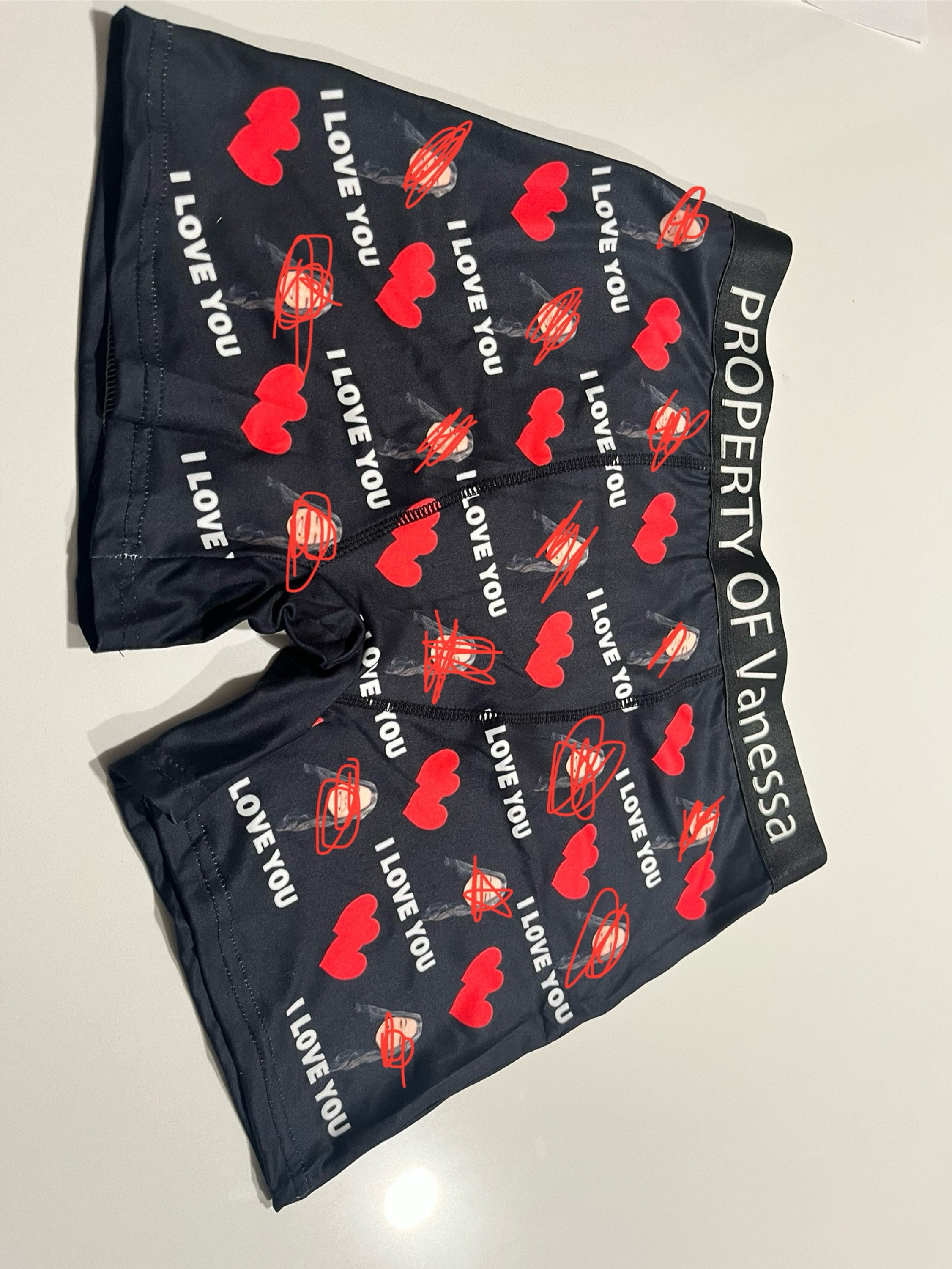 Custom Face Boxers Briefs for Men Underwear Personalized Photo Underpants Birthday Anniversary Christmas Valentines Day Gift for Him