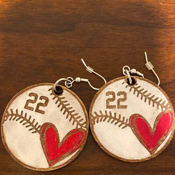 Sports Ball Earrings For Women – Acrylic Football, Baseball, Rugby, Volleyball Dangle Earrings | Lightweight, Retro Sport Lover Jewelry Gift