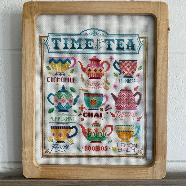 Time for Tea - Cross Stitch Pattern (digital Format - PDF) - Etsy