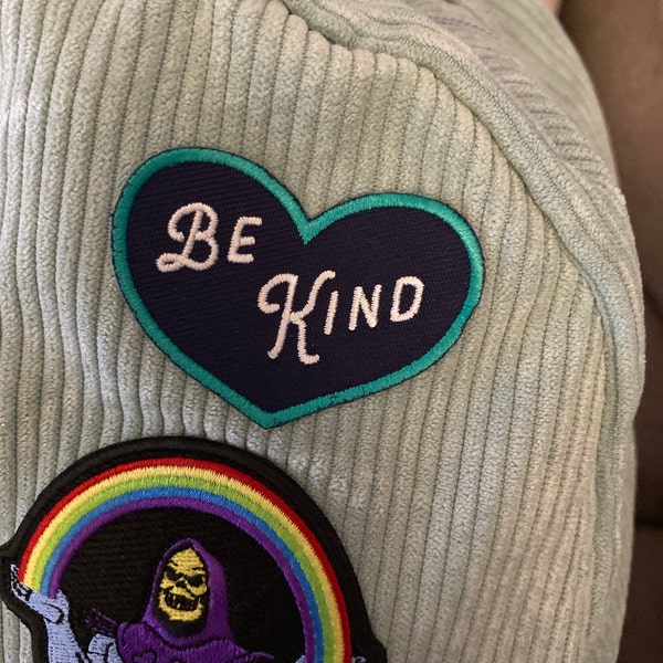 Mini Be Kind Patch - Mindfulness and Kindness Iron on Patches - Etsy