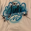 Airbrush Graffiti Print Women's Robe