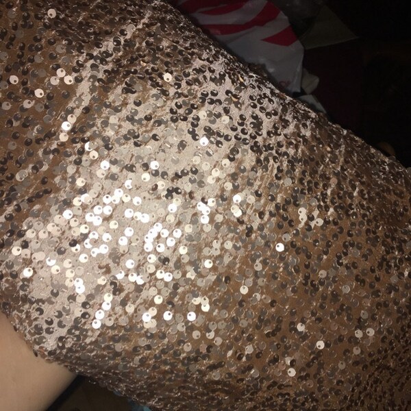 Champagne Sparkle Sequin Fabric Photograhpy Backdrop