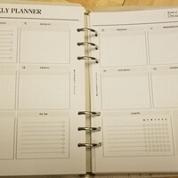 Planner Quotes or Printable Dashboards Planner Accessories, 14 Minimal ...