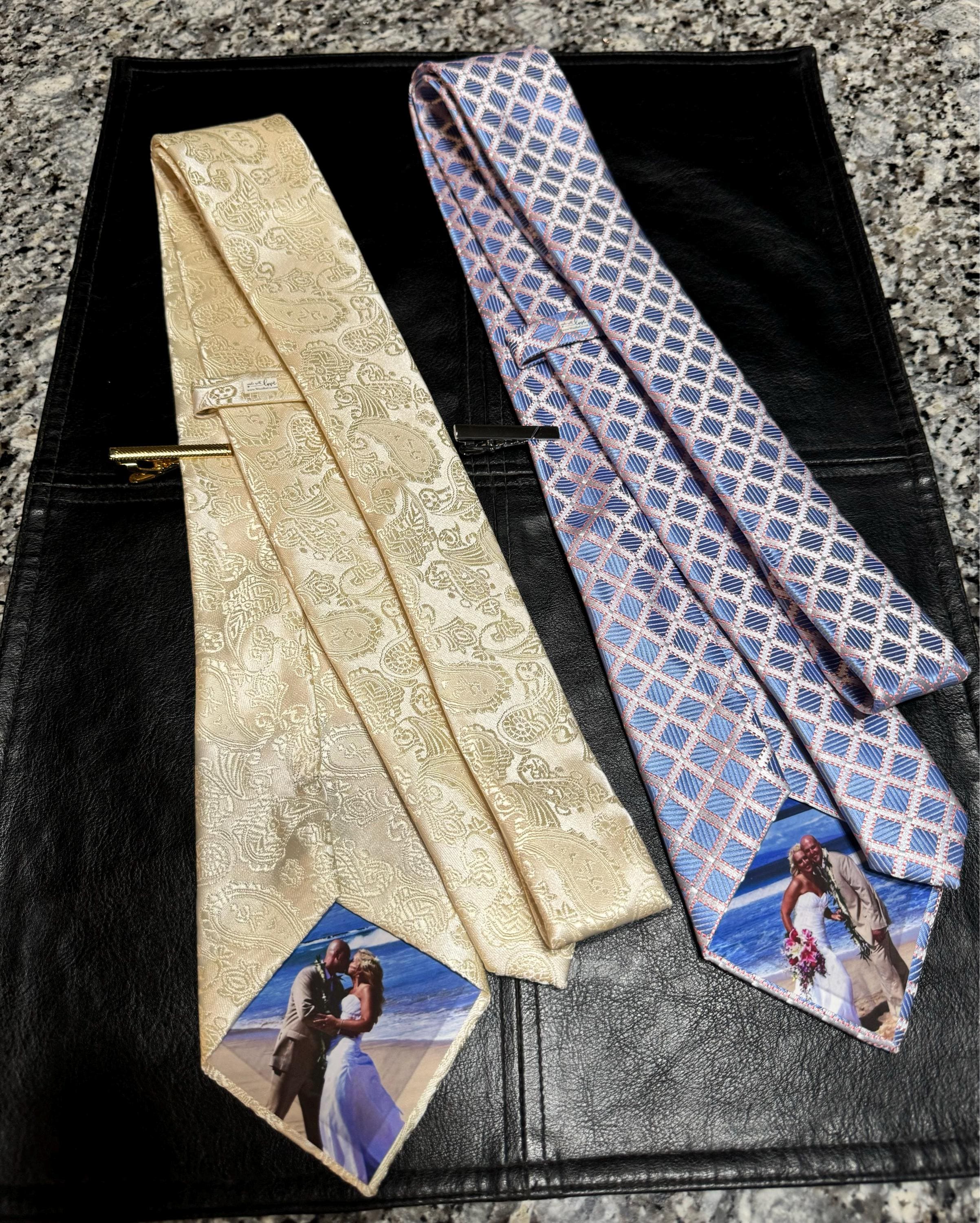 Personalized Photo Silk Tie for Him