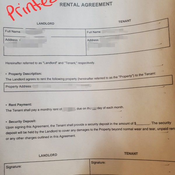 Editable Blank Invoice Template Google Docs Word PDF Printable