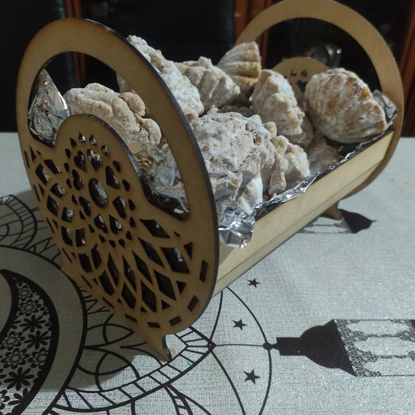 Laser Cut Decorative Basket Svg Files, Vector Files for Laser Cutting ...