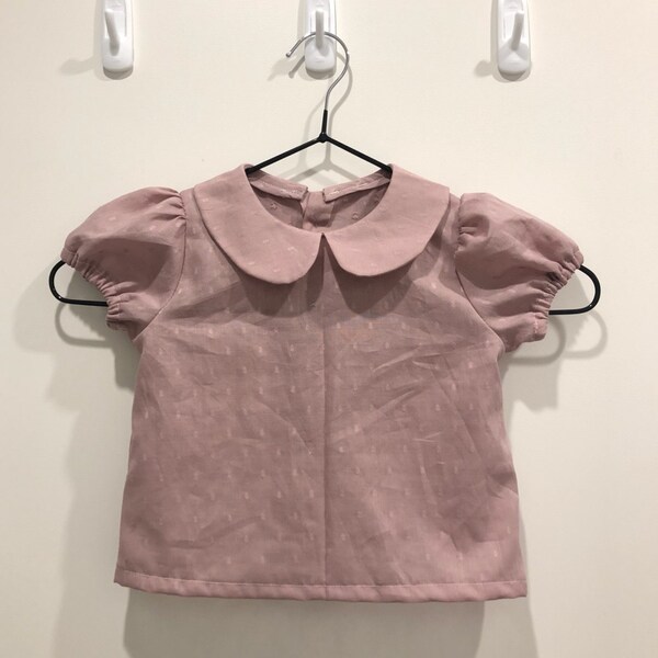 Baby Blouse PDF Sewing Pattern – Instant Download – Peter Pan Collar ...