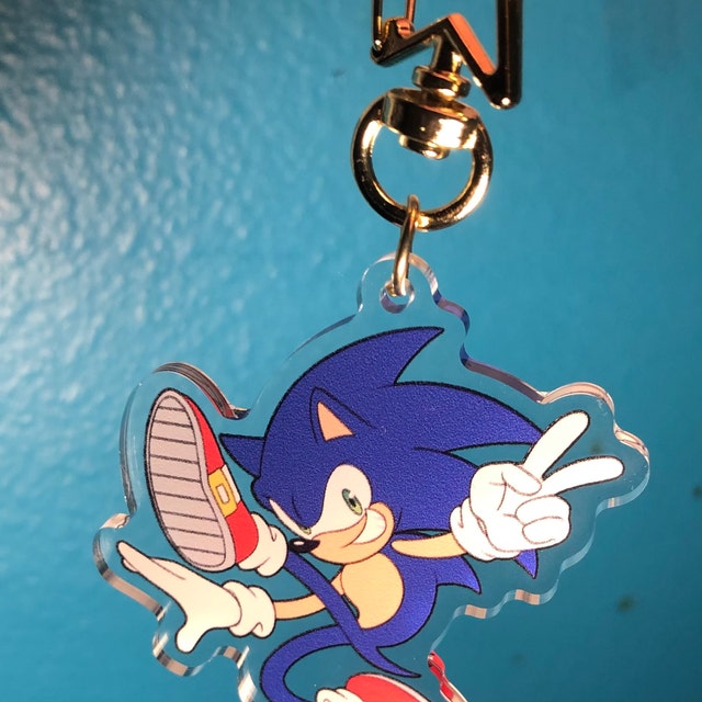 Kit 3 pins personagens Sonic multicor, SEGA