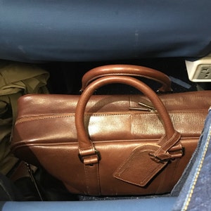 Men's Leather Briefcase Leather Briefcase Men Laptop - Etsy