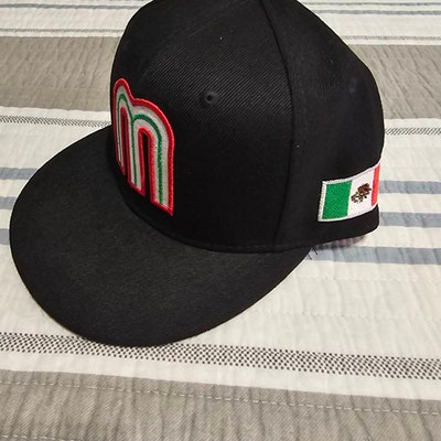 Gorras Mexicanas Para Hombre Black Cap Flat Bill Federal Snapback Gold Mexico Jalisco Sinaloa Michoacan Hat E Mexicali Hat - Foto 2