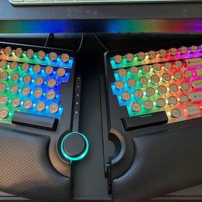 The Diviner Keyboard Datamancer Wooden Steampunk Typewriter Keyboard ...