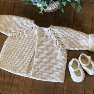 norwegian fir top down cardigan