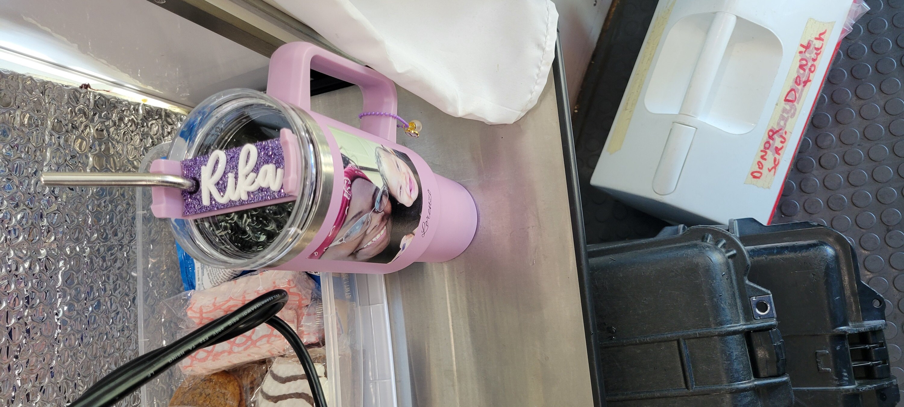 Personalized Mother's Day Tumbler - 40oz Insulated Custom Cup with Straw, Perfect Gift for Grandma and Family Memories