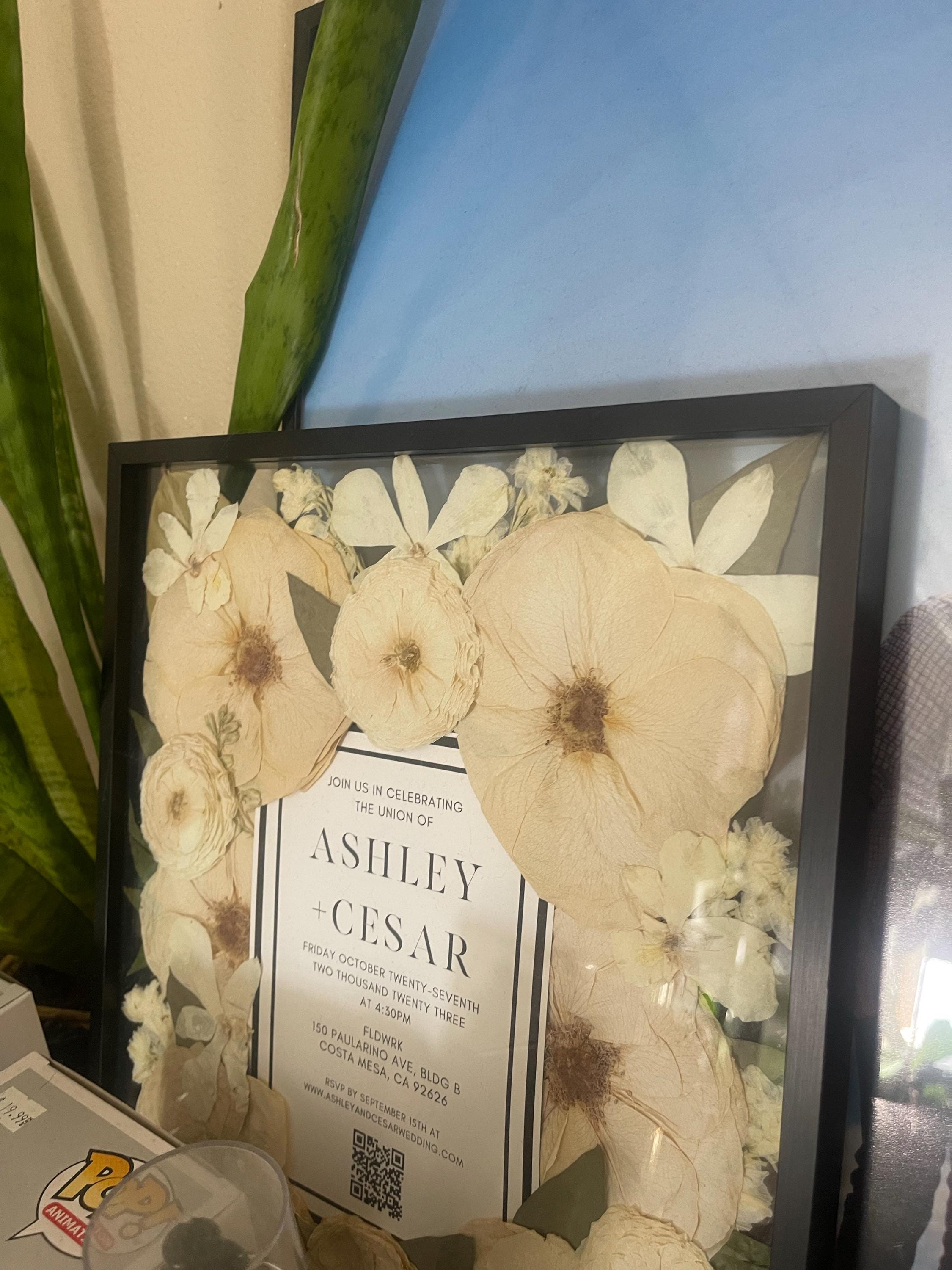 Preserved flowers from Ashley's etsy review