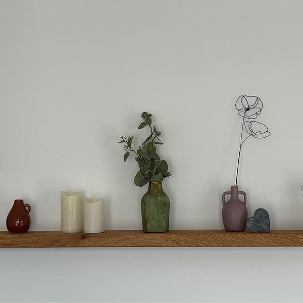 Bathroom Door Sign in Annealed Wire, Wire Word, Message, Customizable