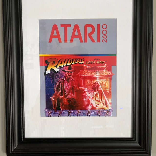 Raiders Of The Lost Ark Atari 2600 - 1ère édition Sticker Holographique - NEUF