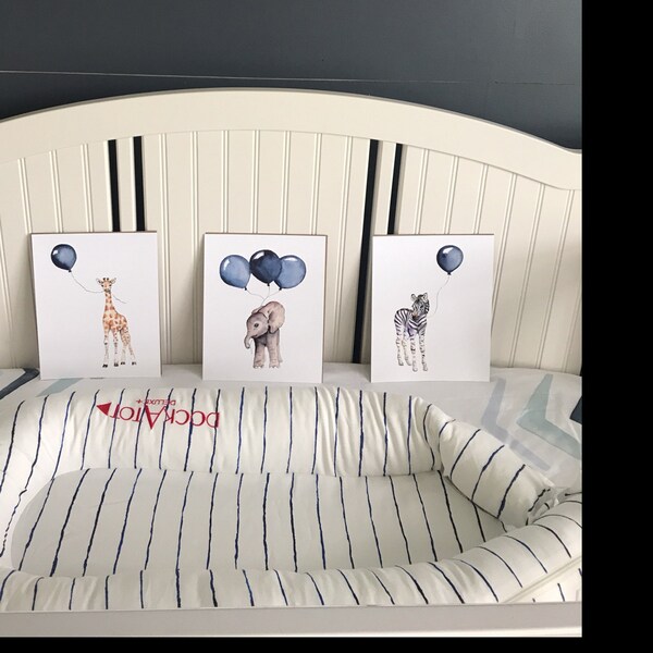 Nursery Wall Art Boy Nursery Decor Baby Animal Prints Baby Boy Wall ...