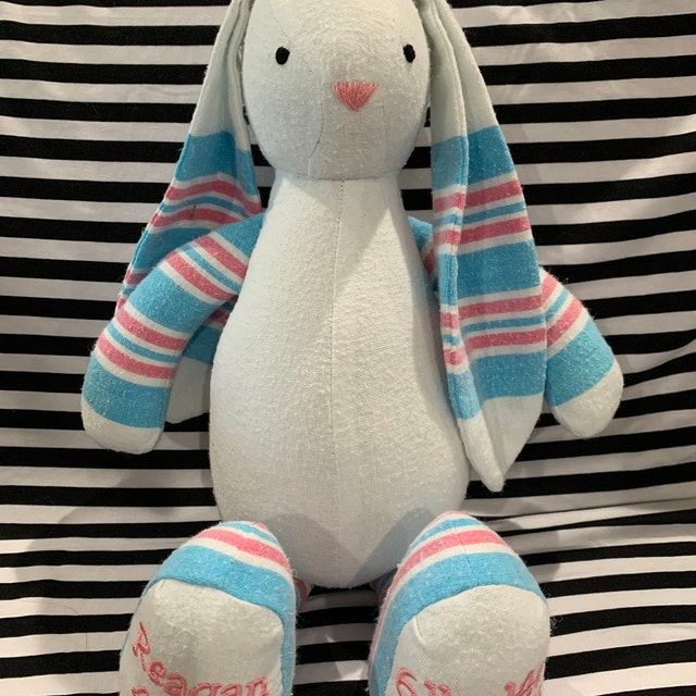 bunnies from your babys hospital blanket by EmilyRoseSews on Etsy