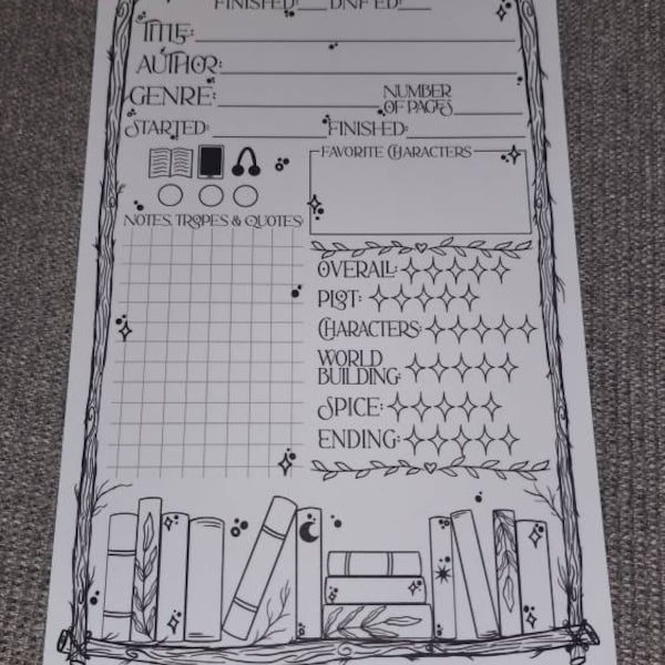 Book Review Notepad | 5