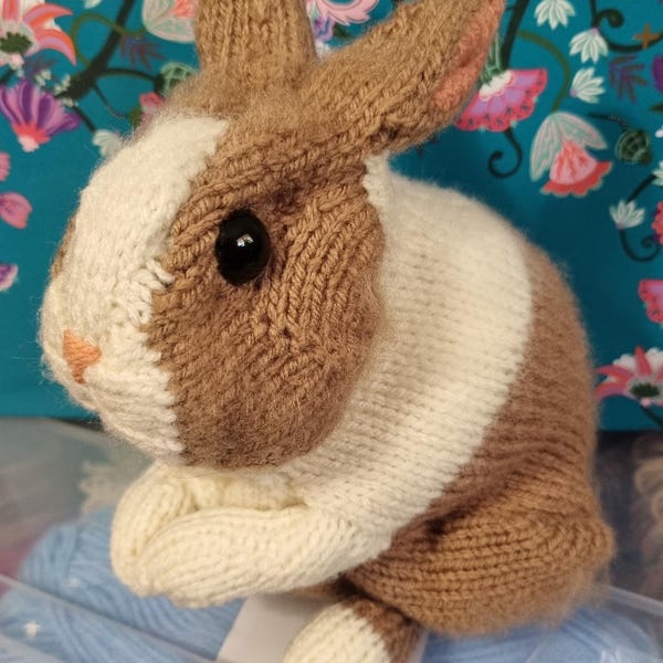 Cinnamon Dutch Rabbit - KNITTING PATTERN - Etsy