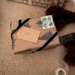 1964年クリスマス ヤドリギ ヒイラギ ポインセチア 植物 4種類 5セント