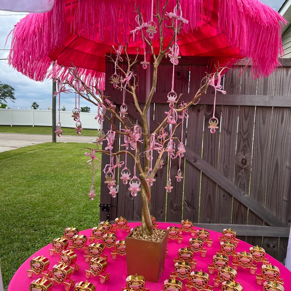 Princess Pacifier Necklace Baby Shower Favors Prizes Game It's A - Foto 9