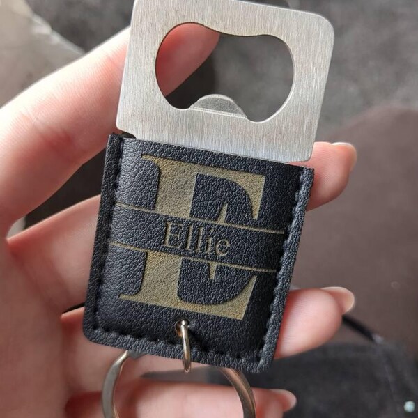 Personalized Leather Keychain,custom Leather Key Chain,leather Keyring ...