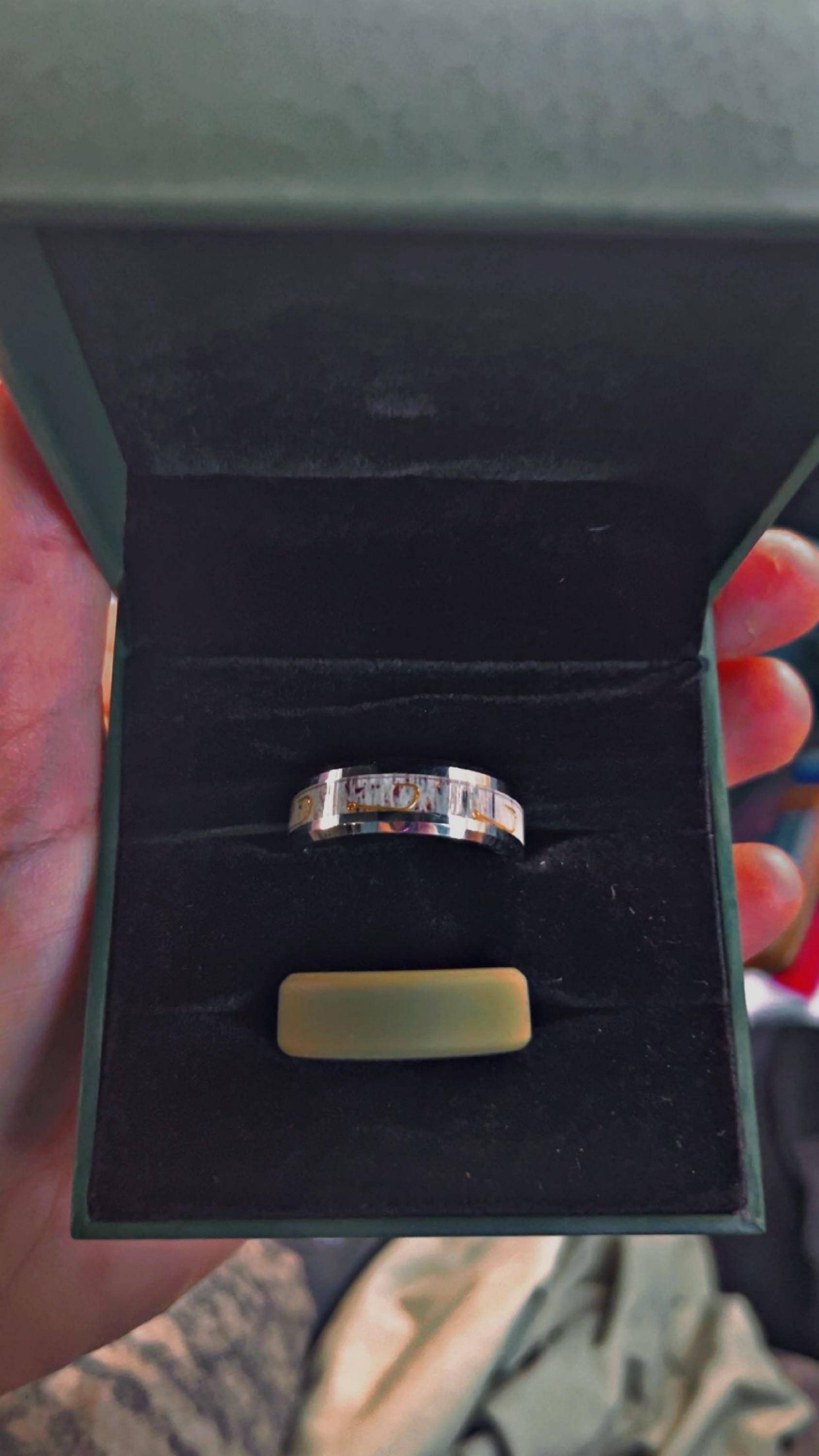 Fishing Ring, Antler Wedding Band, Fishing Hook Wedding Band