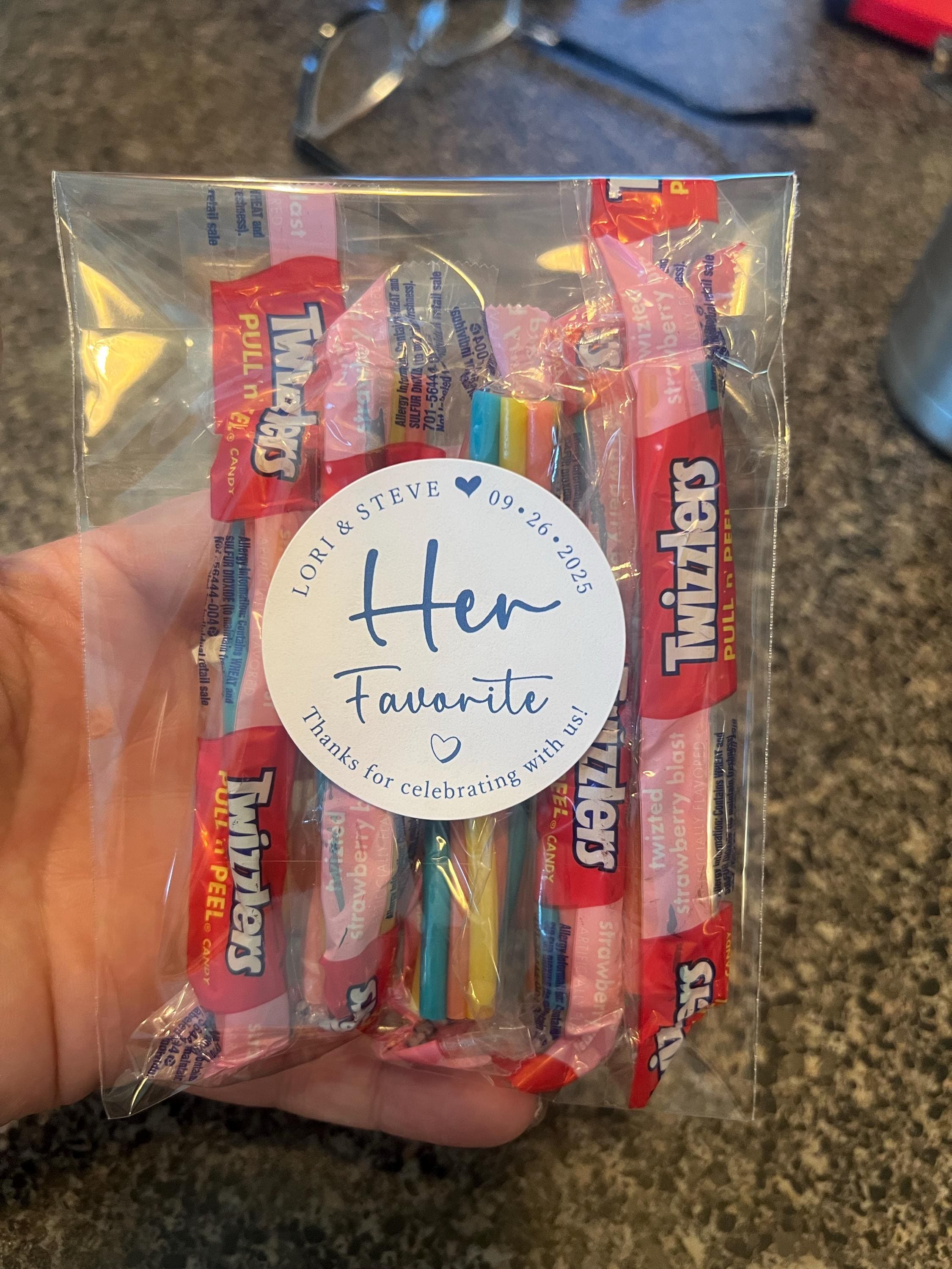 20 His Her Our Wedding Favors Stickers & Bags, His Her Our Favorite Sticker, His Her Favor Label, His Favorite, Her Favorite, Our Favorite