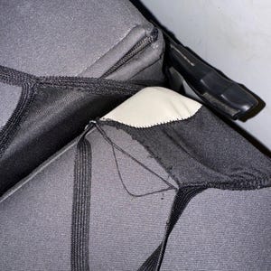 Geometric Floral Fall - Black Car Seat Belt Cover 7''x12.6''
