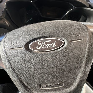 3x Ford Transit Custom Mk7/8 Aufkleber-Set In Carbon & Union Jack - Glänzend, Für Front & Heck