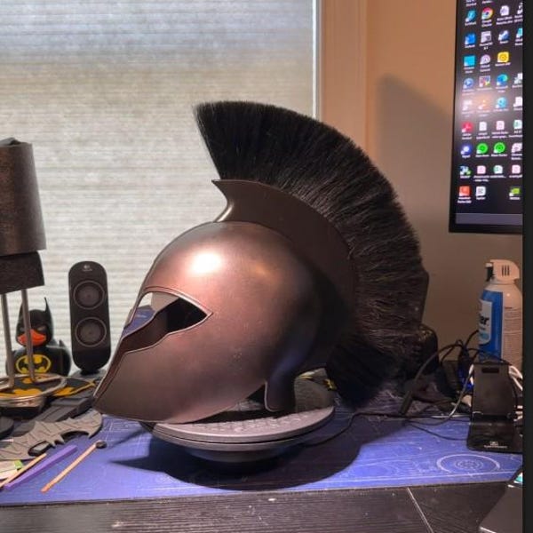 Crossed Spartan Swords and Helmet - Etsy