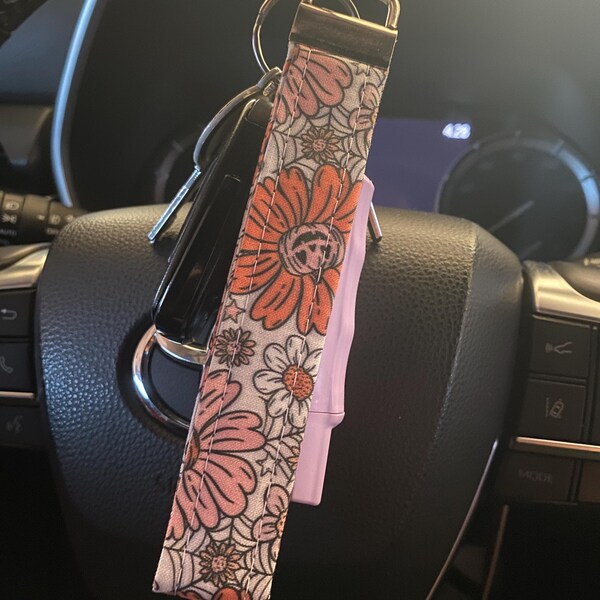 Fruit Picnic Key Fob Gingham Spring Wristlet Keychains - Etsy