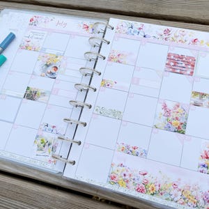 Printable JUNE Stickers Kit, Happy Planner JUNE Monthly Stickers Kit ...
