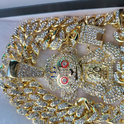 NBA Youngboy Monkey 18k Gold/white Gold CZ Diamond Hiphop Iced Pendant ...