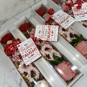 WorldBazaar 24 Biglietti Di San Valentino Per Insegnanti Con Buste - Apprezzamento E Ringraziamento - 2
