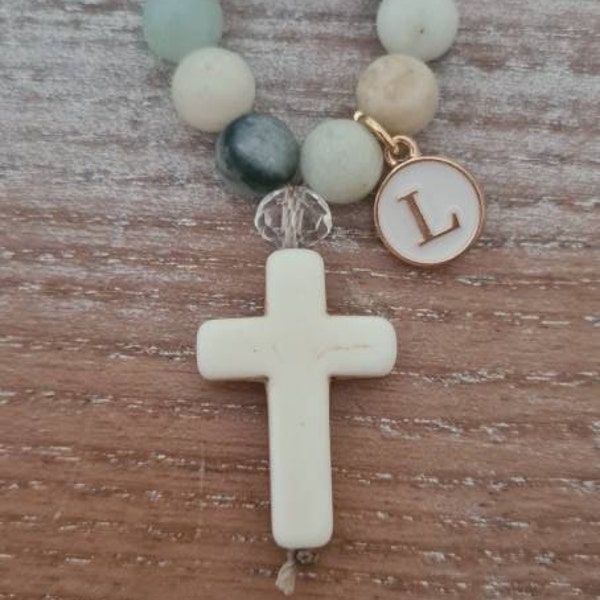 Guardian Angel Rosary, Mini Rosary Beads, Memorial Gift, Grief Gift