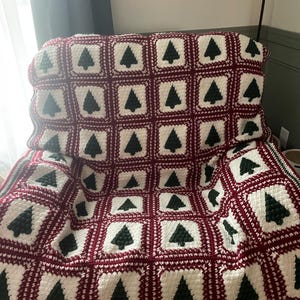 【USA vintage】granny blanket 赤×白 クリスマスカラー Ravelry: Granny Square Blanket pattern by Maria's Blue Crayon