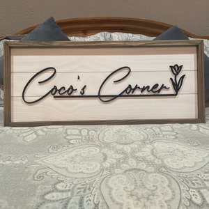 Premium Custom Solid Wood Family Name Sign - Etsy
