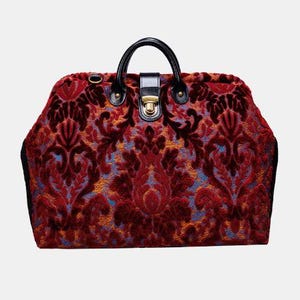 Handcrafted Mary Poppins Bag-carpet Weekender-carpet Travel Bag