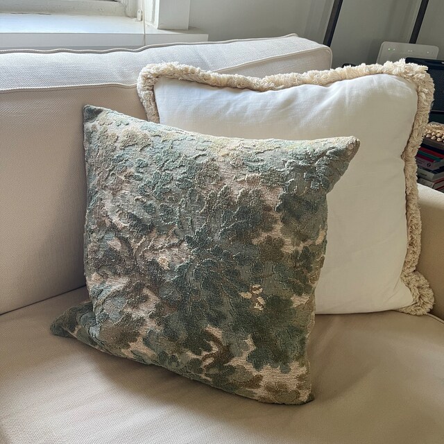 Claudine print pillow clearance cover
