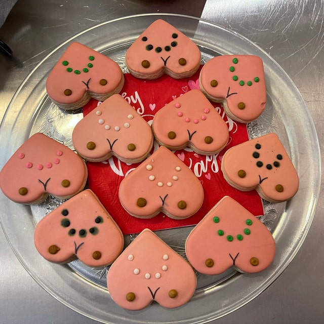 Boob Sugar Cookies